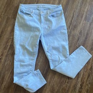 Michael Kors light blue skinny jeans